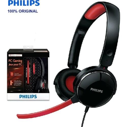 Philips SHG7210 Professional Game Headphones with Microphone Wire Control Headphone for Xiaomi MP3 Official Verification