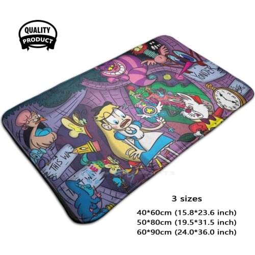 Star Vs The Forces Of Soft House Family Anti-Slip Mat Rug Carpet Alice In Tulgy Forest