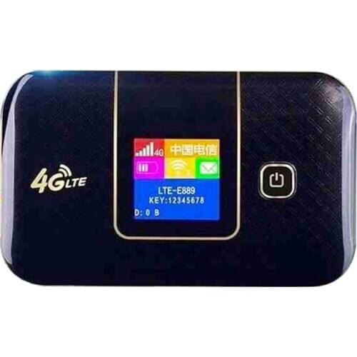 Unlocked 4G Router Lte Wifi Network Card Portable 150Mbps Wifi Router Hotspot 6800Mah Charging for Mobile Tablet Pc