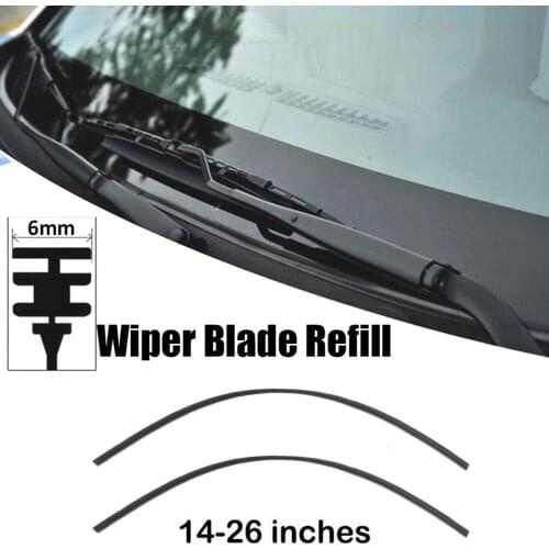 Car Wiper Blade Refill Rubber Band 14 16 18 20 22 24 26 Inch for Lada Opel Jeep Honda Mazda Nissan Toyota Ford Car Accessories