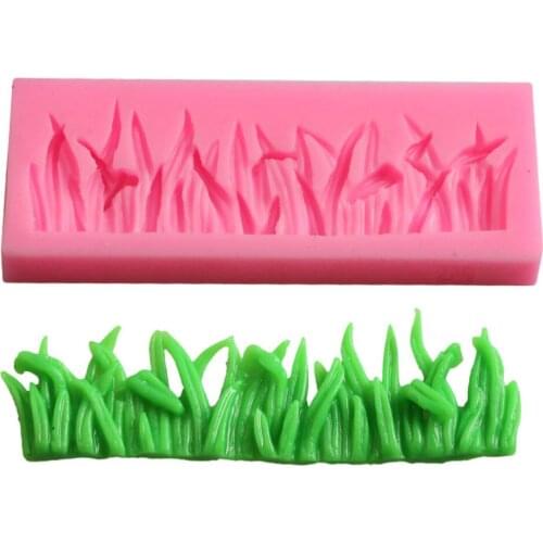 Grass Shaped Silicone Cake Mold Kitchen Baking Mold Sugar Craft Fondant Cake Tools Chocolate Mold Cake Decoration Mold