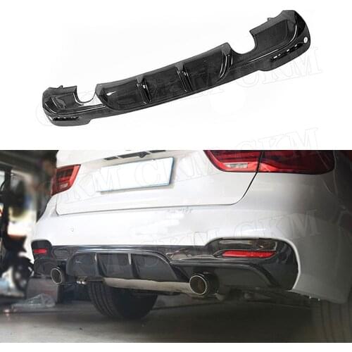 Carbon Fiber / FRP Rear Lip Diffuser Spoiler for BMW 3 Series GT F34 M Sport Bumper 2014 -2018 FRP MP Style Bumper Guard