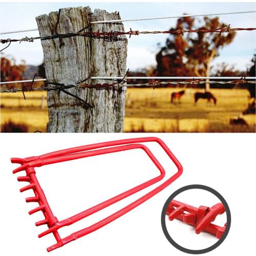 Outdoor Stainless Steel Barbed Wire Fence Repair Tool Fence Manual Repairer Lawn Guardrail Repair Tool Holder
