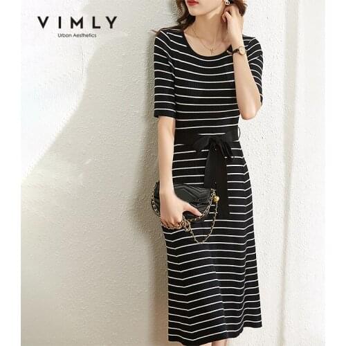 Vimly Summer Knitted Dresses