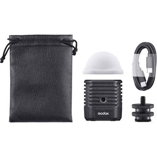 Godox WL4B (WL-4B) Waterproof LED Light Pocket-Sized 5600K IPX8 Support Mobile Phone APP Control