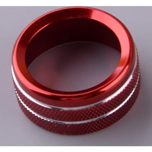 Release Rearview Mirror Adjustment Switch Knob Ring Trim Cover Aluminum Alloy Fit For Ford F150 2009 2010 2011 2012 2013 2014