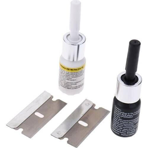 1set High Quality Car Auto Glass Scratch Crack Restore Tool Car Windshield Repair Resin Glass Repair
