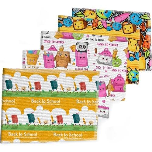 50*145CM Fabric School Supplies Printed Polyester Cotton Twill Fabric Patchwor Printed