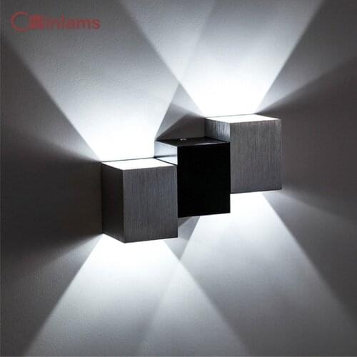 Ac90v-260v Simple and creative led wall lamp corridor bedroom bedside bar KTV background light effect sconce