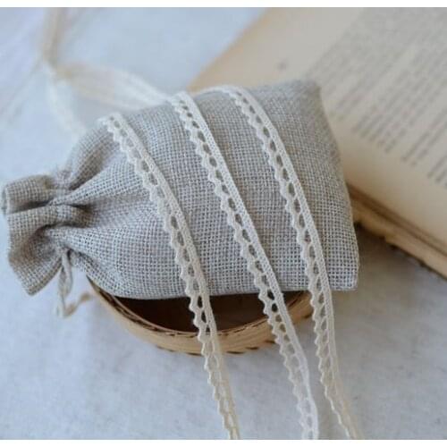 Free Shipping 10 Yards Cotton Lace Trim Lace Applique 100% Cotton for Clothes Home Textiles Apparel Sewing Lace Fabric 14mm