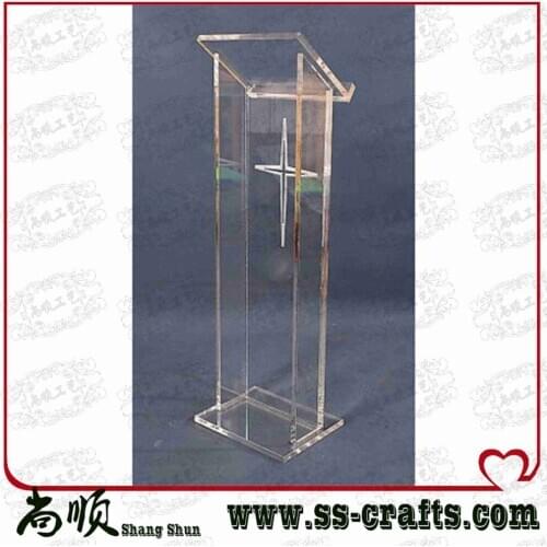 Free Shipping Truth ministries christian clear acrylic lectern cheap church podium