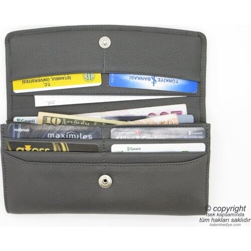 Genuine Leather Wallet | İsme Special Wallet | 19x10x2cm | TM 974-4