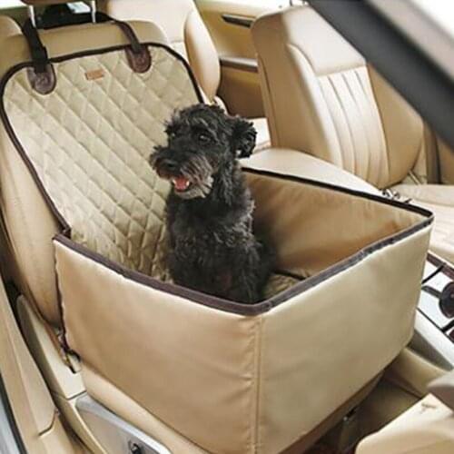 Pet Car Seat Cover Waterproof Adjustable Folding Hammock Pet Luggage Basket Summer Mesh Breathable Mulifunction Puppy Bed House