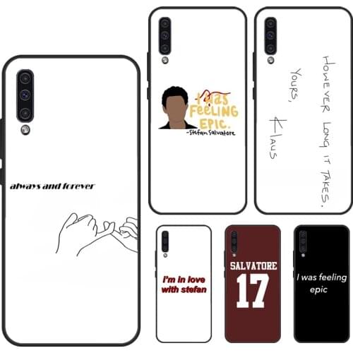 Vampire Diaries Quotes Case For Samsung A12 A32 A42 A52 A72 A71 A51 A31 A02 S A10 A30 A40 A50 A70 A20e A21S Cover
