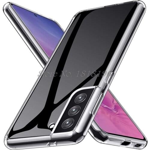 For Samsung Galaxy S21 Plus 5G Case TPU Gel Back Protector Cover Transparent Coque Shell Fundas Caso Capa Matte Silicone Cover