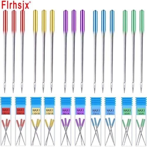 FLRHSJX 3/15pcs Sewing Machine Needles HAX1 Universal Regular Point Machine Needle for Home Sewing Machine Sewing Accessories