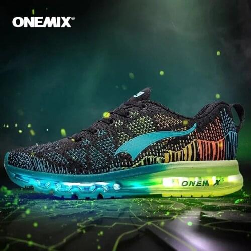 Onemix Air Cushion Running Shoes For Men Breathable Sports Shoes Women Outdoor Light Travel Training Fitness Non-slip Sneakers