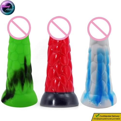 Dragon Penis Silicone Dildo Anal Plug Sex Toys for Women Lesbian Gay Men Vagina Prostate Suction-Cup Anus Expander Masturbator