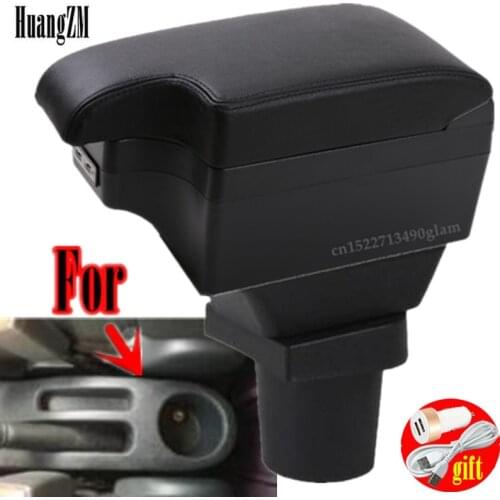 For toyota urban cruiser armrest box universal car center console modification accessories double raised with USB