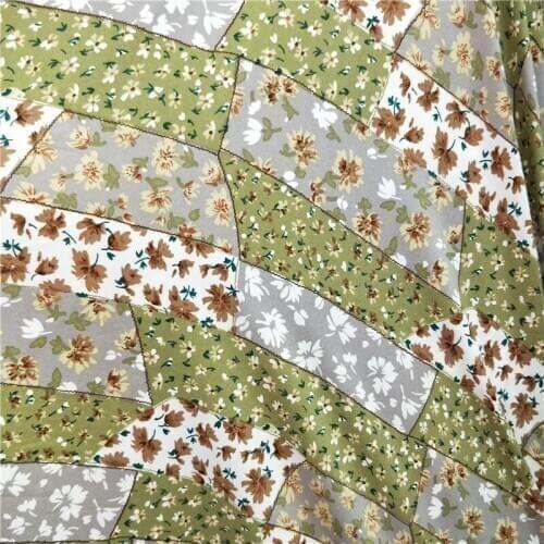 Chiffon 2020 Fashion Dress Floral Suit Material Stretchy Dropping DIY Craft Tissue Cosplay Material 1 Yard