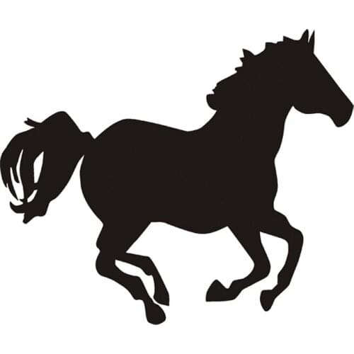 Galloping Horse Vinyl Decal Sticker laptop truck trailer horseback Car Sticker Windows Wall Decor