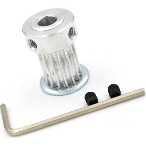 18 Teeth HTD3M Timing Pulley, Bore 4/5/6/6.35/7/8mm, Width 15mm, HTD3M Synchronous Belt HTD3M Pulley Gear Wheel 18T 18Teeth