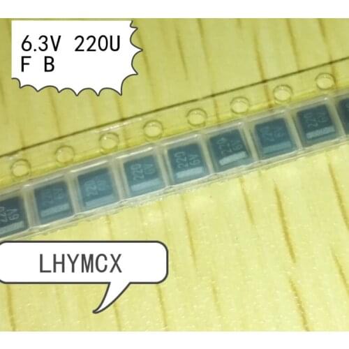 10PCS 220UF 3528 6.3V 220UF B 6V SMD