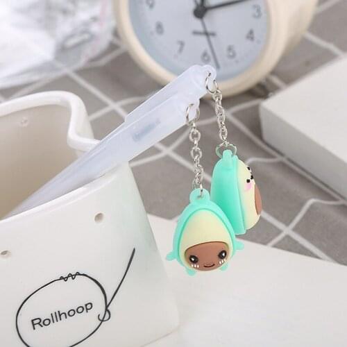 20 PCs Creative Oil Fruit Pendants Gel Pen Cute Student Exam Black Ball Pen Cartoon Office Signature Pen Wholesale