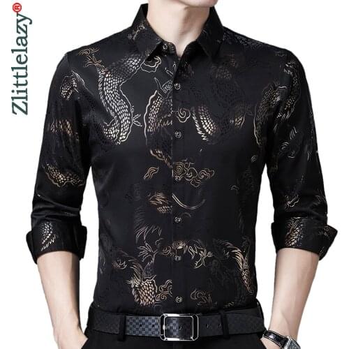 2021 designer anime mens shirts for men clothing korean fashion summer long sleeve shirt luxury dress casual clothes jersey 455