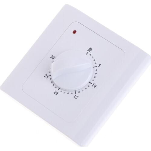 AC 220 V 10A 30Min Countdown Timer Switch Electric Digital Time Plug Control Button