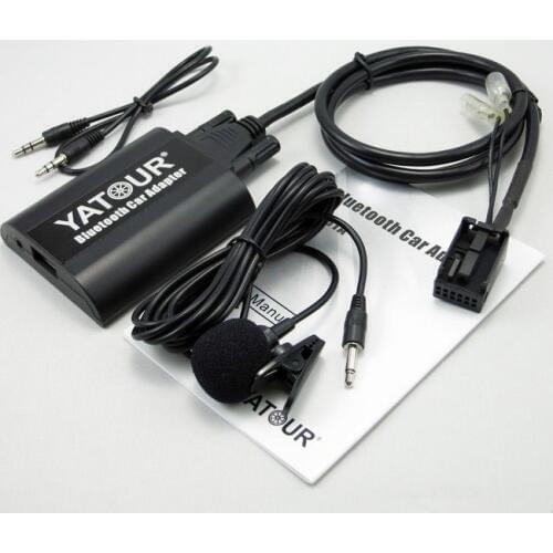 Yatour YT-BTA Bluetooth Car Kit For Peugeot 207 307 308 407 Citroen C2 C3 C4 RD4 RT3 radios AUX Music Mp3 Players