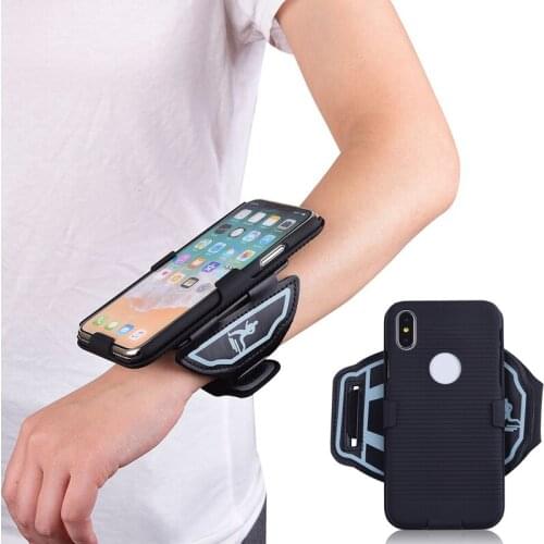 Running Jogging sport Wrist Band Cover Hard Case Wristband Phone Holder For iPhone 11 PRO X XS MAX XR 6 6s Plus 7 8 Plus 5S SE