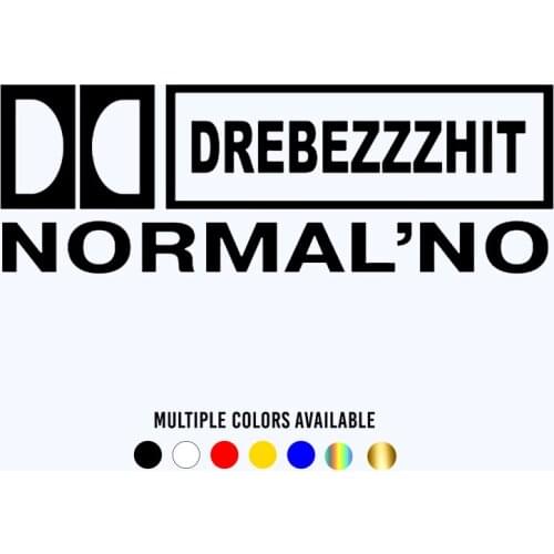 CK2278#29*10cm Drebezzzhit Normalno funny car sticker vinyl decal silver/black car auto stickers for car bumper window car decor