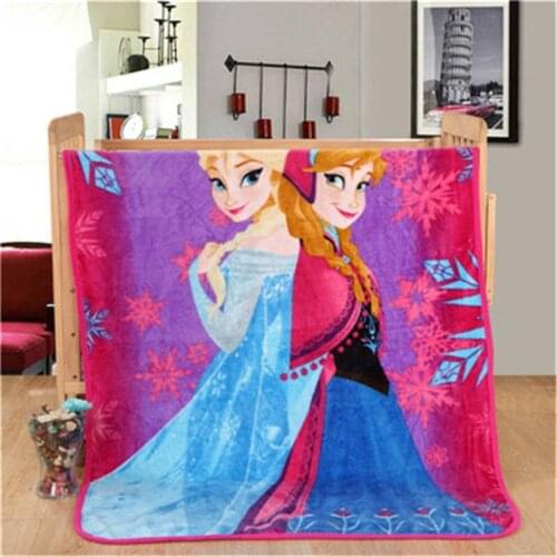 Disney Blanket Baby Minnie Mouse Stitch Flannel Children Throw Blanket Plush Warm Blanket Baby Boy Girl Gift 100x140cm