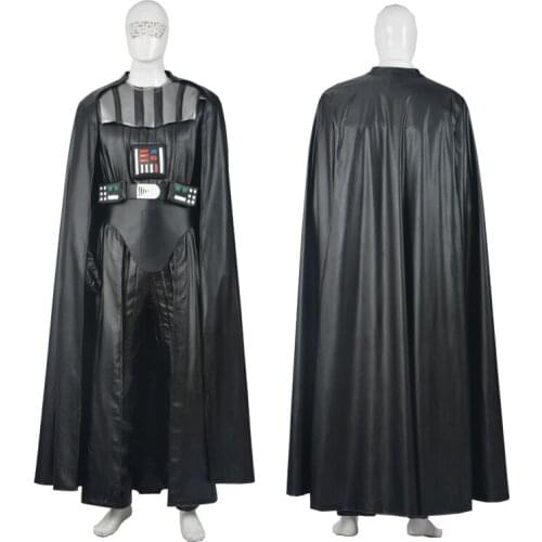 Adult Men Star Darth Vader Battle suits Cosplay Costume Halloween Masquerade Party Suit
