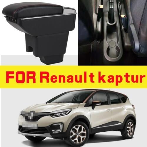 Leather Car Armrest For Renault kaptur Arm Rest Rotatable saga