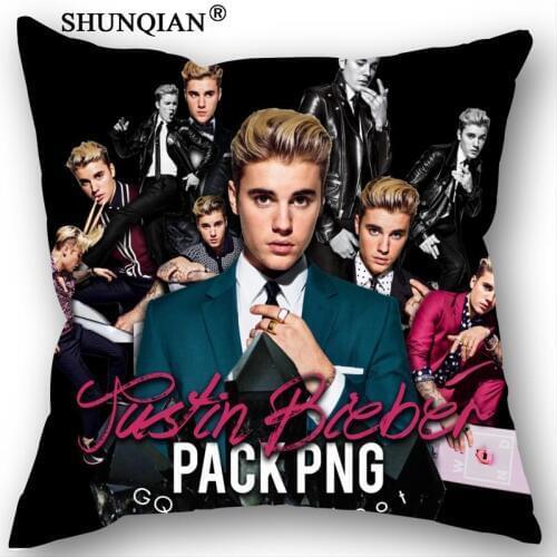 Best Justin Bieber Pillowcase Wedding Decorative Pillow Cover Custom Gift For (Two Sides) Printed Pillow Cases 18-315