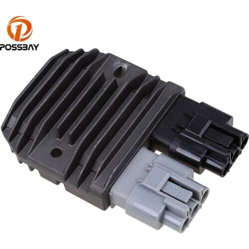 POSSBAY Motorcycle Metal Voltage Regulator Rectifier for Polaris 2011-2014 RZR 800 & RZR S 800 UTV ATV Aluminum Rectifier