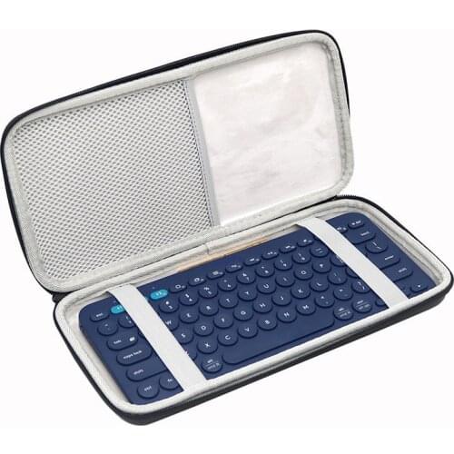 New Arrival PU Skin Protective Travel Storage Bag Case for Logitech Wireless Bluetooth Keyboard K380 Strap Handbag