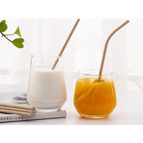 Disposable paper straws children pregnant women postpartum elbows straight environmentally friendly biodegradable hoses 100pcs