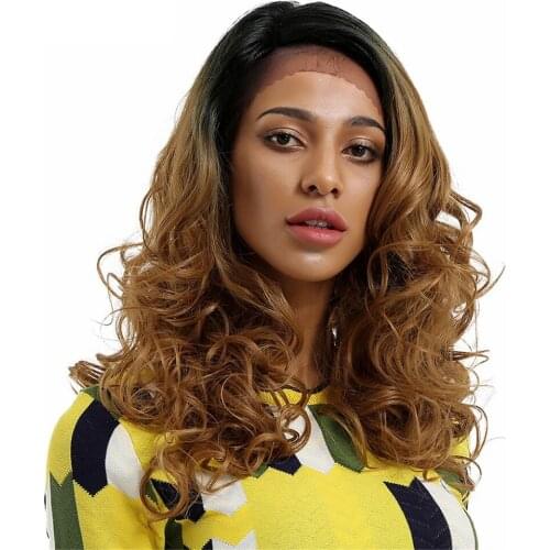 Wigs 20 inch Women Girls Long Curly Hair Heat Resistant Synthetic Fiber With Free Wig Cap Halloween Cosplay Costume Party Wigs