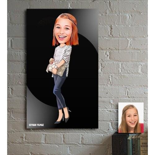 Personalized Women 'S Cartoon Wooden Table-11