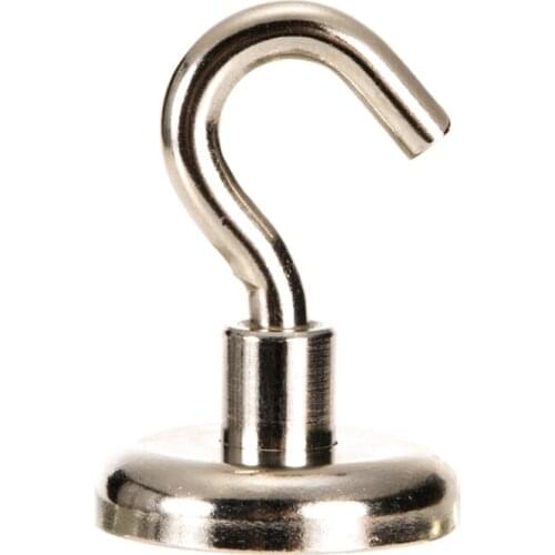 Fishing strong magnetic hook Power rack hook Heavy-duty wall hanging hook Hanger key clothes cup holder Fishing magnetic hook