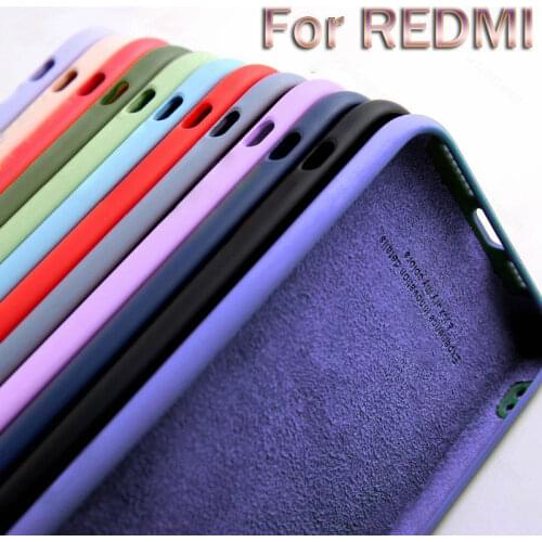 Simple Liquid Soft Phone Case For Xiaomi Redmi Note 9 9A 10X 9S 10 9T 9C Pro Max Power 4G 5G Colors Shockproof Protection Cover