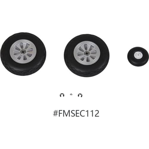 RC Aircraft Wheel Set for FMS 1500mm P51 Mustang FMSEC