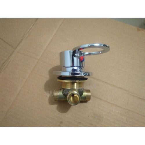 Bathroom cabinet hot and cold mixer faucet , washbasin faucet set , bathtub four-hole pull-out faucet accessories