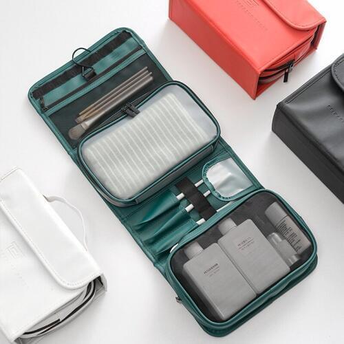 TUUTH Travel Storage Bag Folding Toilet Cosmetic Bag Organize Bathroom Supplies Korean Multi-functional Packet Handbag