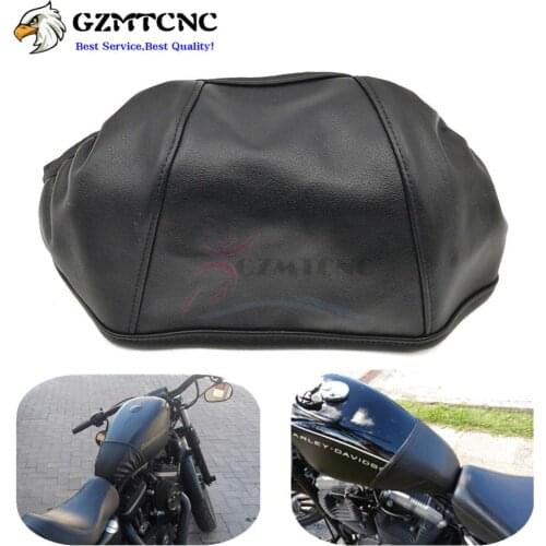 Fuel Tank Bra Pad Oil Tank Cover Guard Protector for Harley Sportster Iron 883 XL883N 2009-2018 1200 Roadster XL1200R 2004-2007
