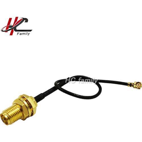 1pc RF1.37 IPEX MHF to RP SMA Female Connector WiFi Pigtail Cable Antenna 10cm3.93in