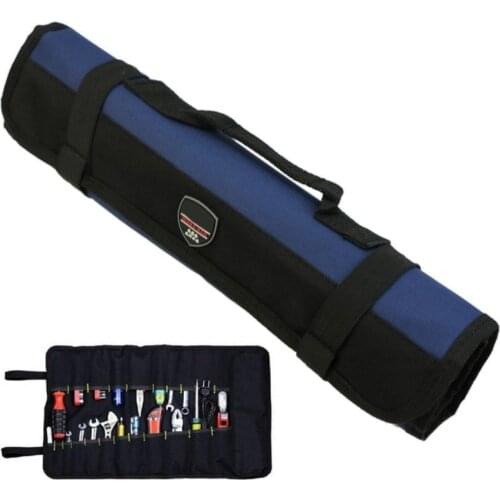 22 Pockets Hardware Tool Spanner Carry Case Roll Pliers Screwdriver Pouch Bag Rolled Up Portable Hardware Holder Oxford 3 colors